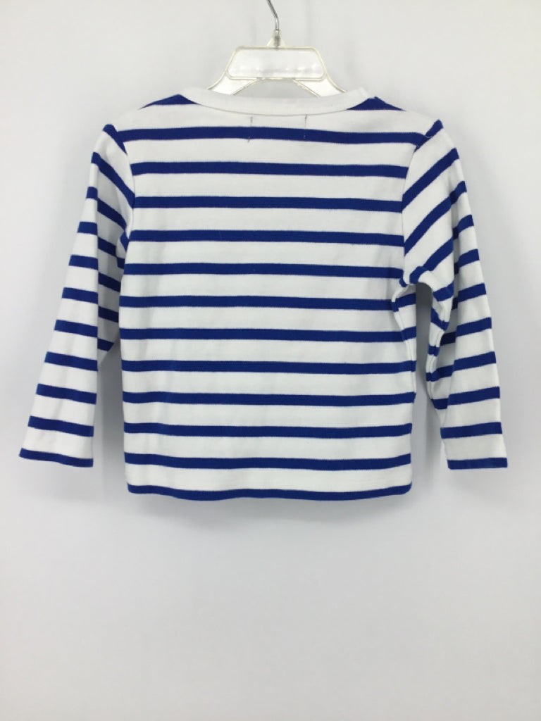 Bob & Blossom Child Size 2 Blue Stripe Shirt - boys