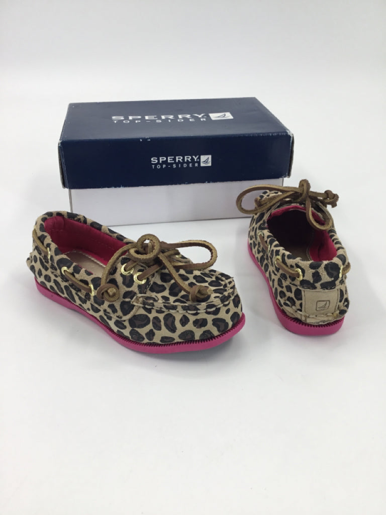 Sperry Child Size 7 Toddler Brown Dress Shoes