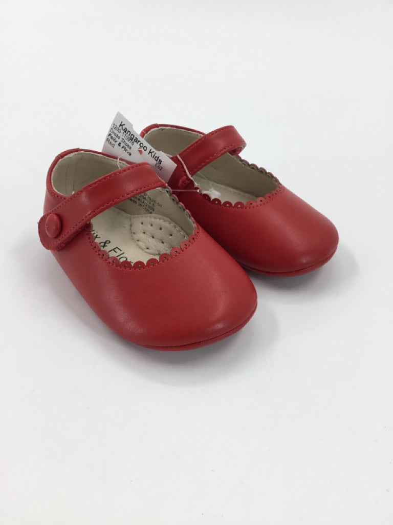 Felix & Flora Child Size 5 Toddler Red Dress Shoes