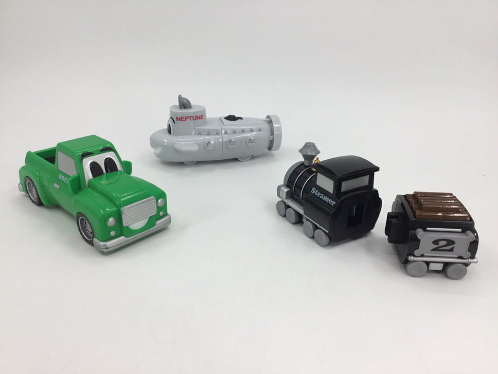 Popular Playthings Magnetic Vehicles Set of 4