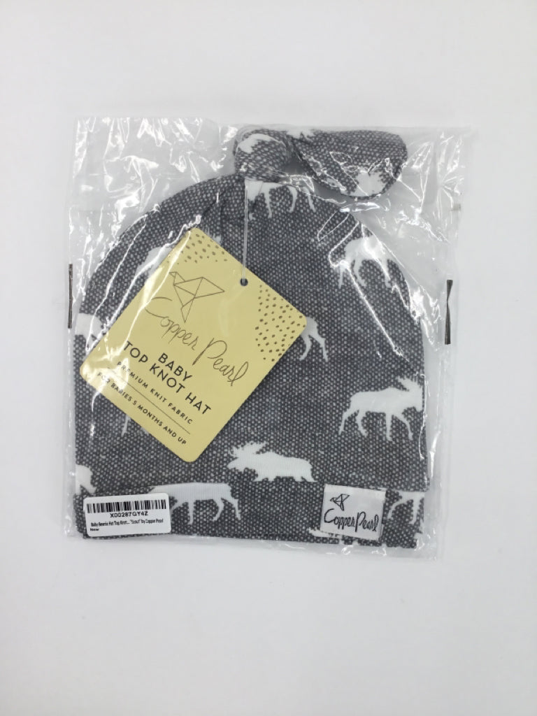 Copper Pearl Top Knot Hat - New with Tags