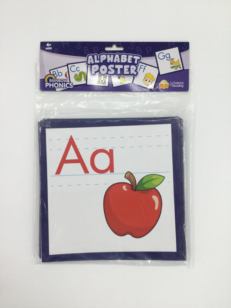 Rainbow Phonics Alphabet Posters - 26 pcs