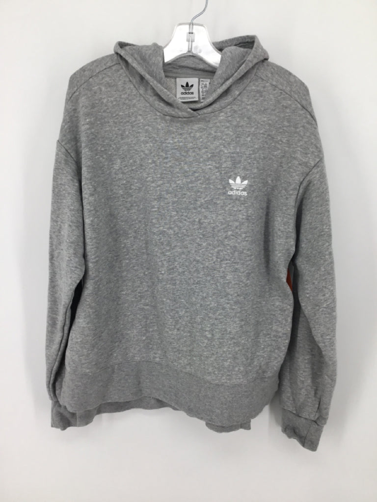Adidas Child Size 10 Gray Solid Sweatshirt - boys