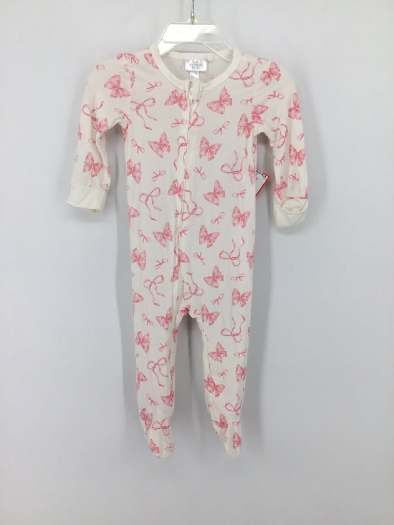 Tres Beau et Belle Child Size 6-9 Months Pink Sleepers