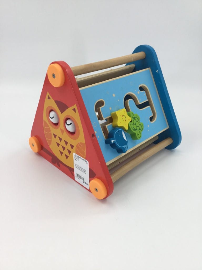 Hape Take Along Wooden Baby Toddler Activity Skill Learning Building Box Toy