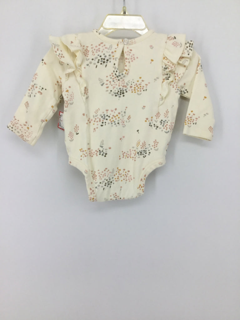 Pehr Child Size 3-6 Months Cream Onesie