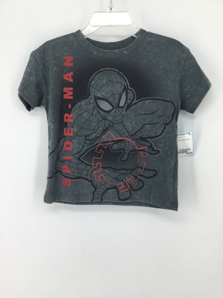 Marvel Child Size 18 Months Gray Character T-shirt - boys