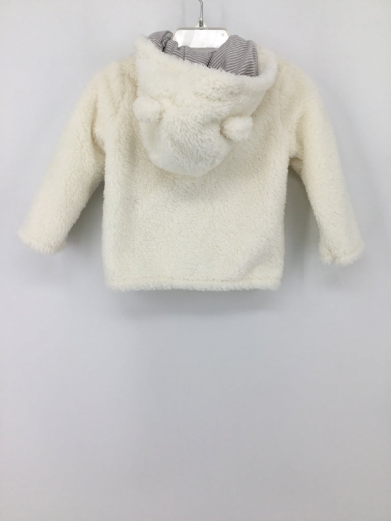 Carter's Child Size 18 Months Cream Solid Jacket - boys