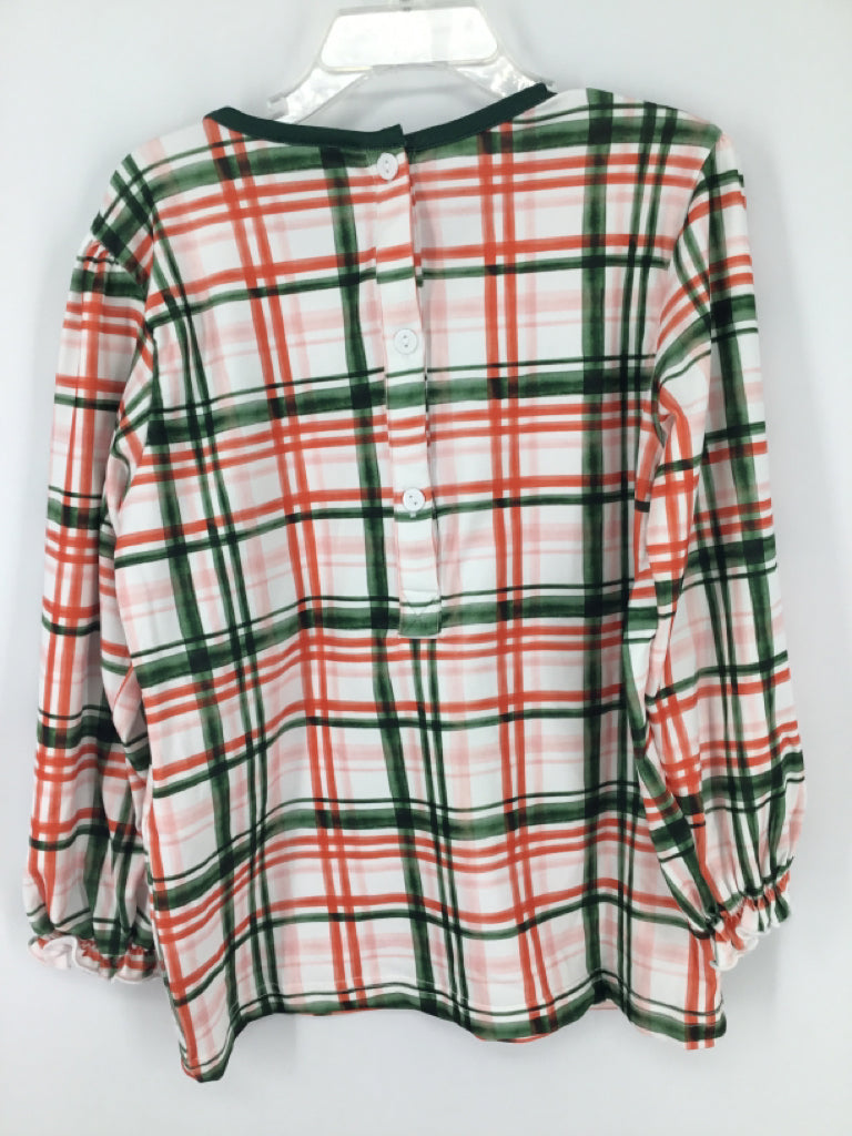 Honey Bear Boutique Child Size 6 Red Christmas Shirt