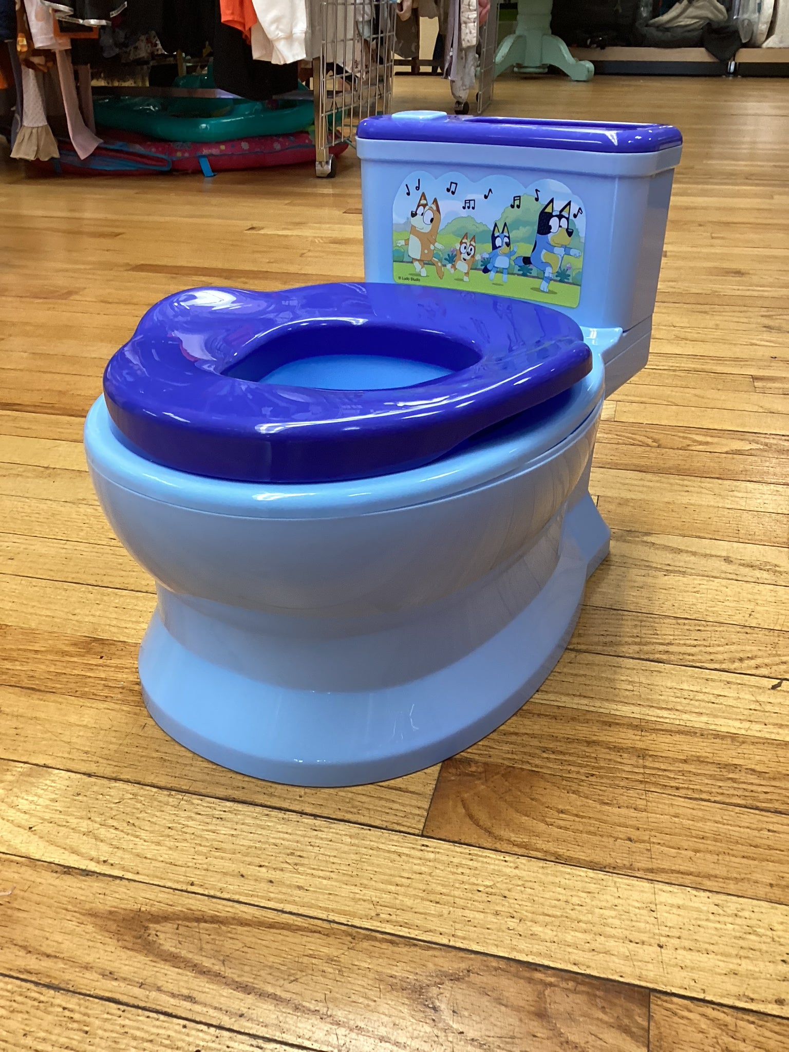 Bluey Play Time Potty & Trainer Seat with sound