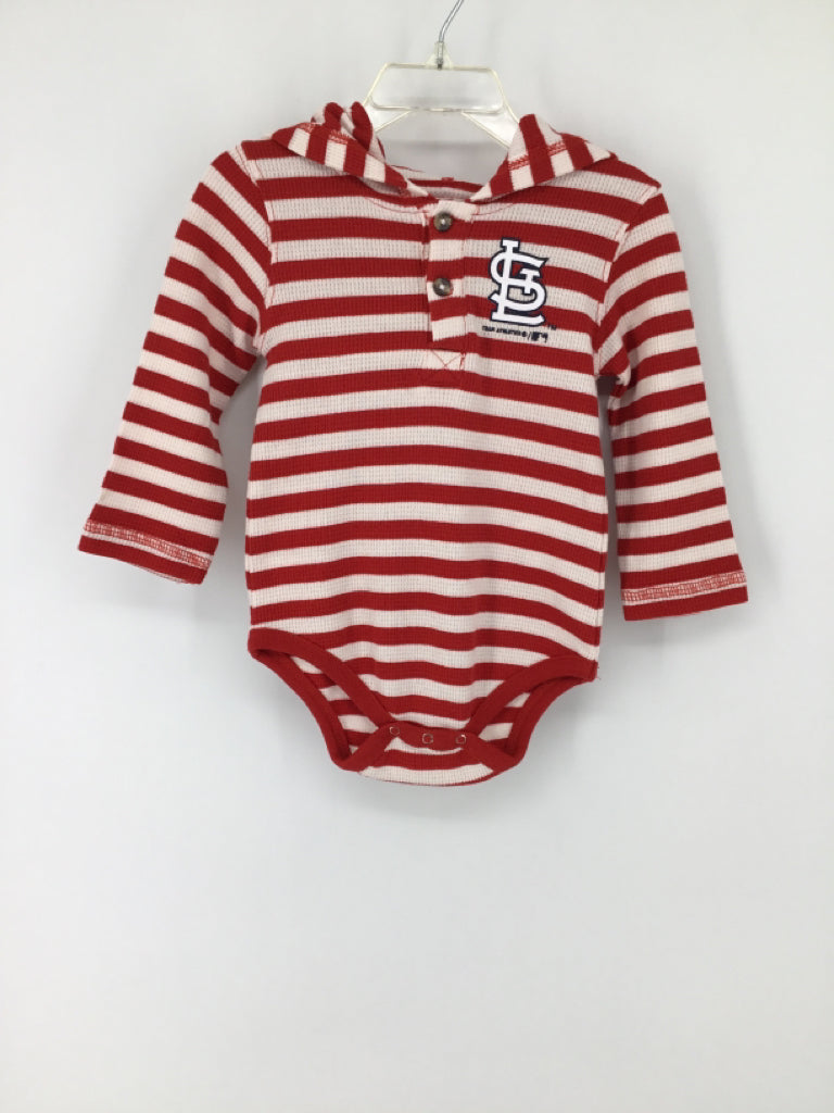 Genuine Kids Child Size 18 Months Red Onesie