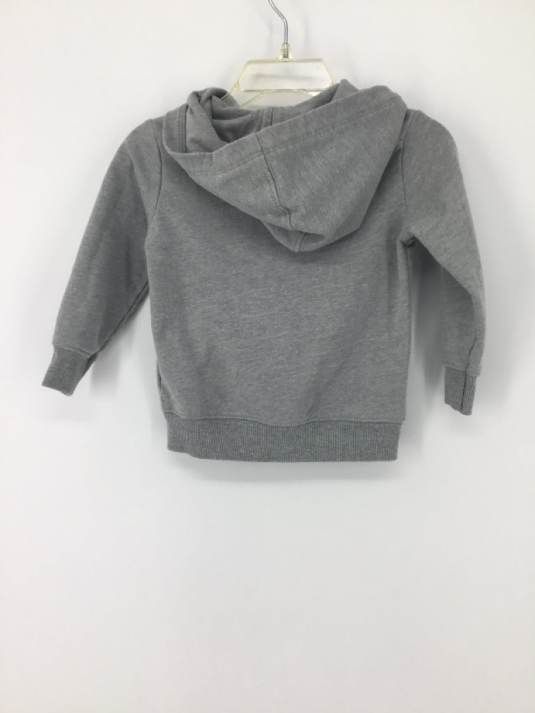 Nike Child Size 12 Months Gray screen printed Hoodie - boys