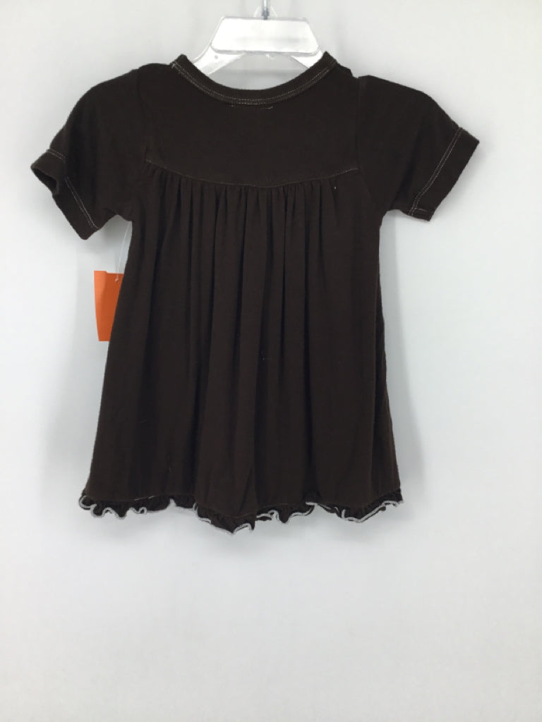 Kickee Pants Child Size 0-3 Months Brown Dress - girls