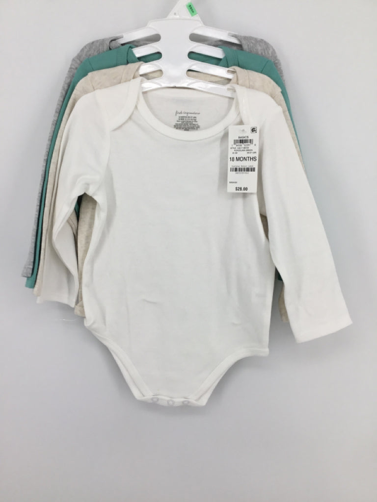 First Impressions Child Size 18 Months White Onesie