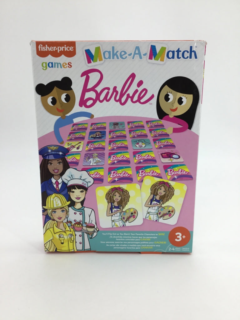 Fisher Price Make a Match Barbie Game