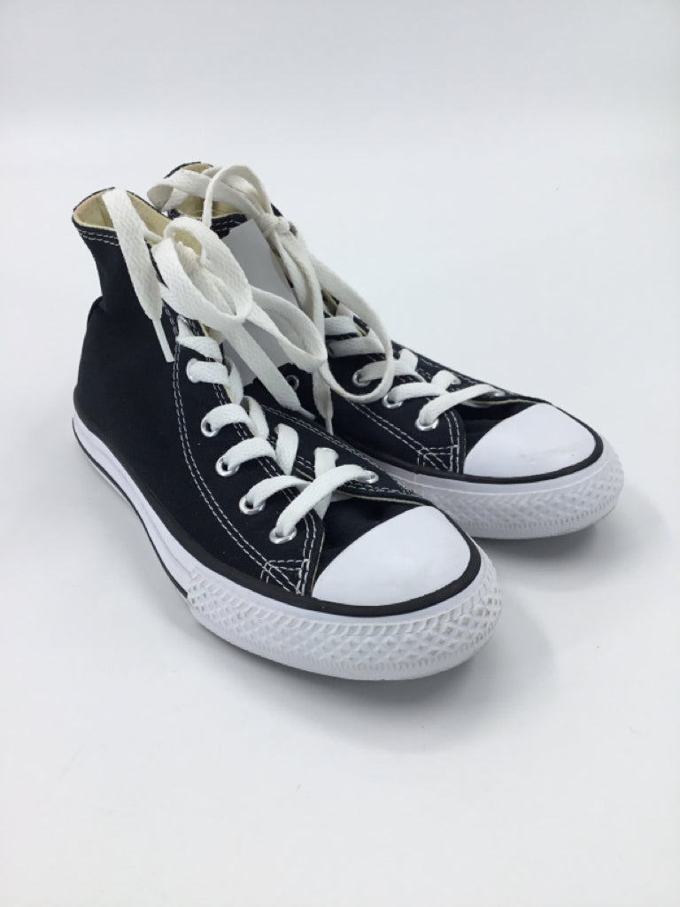 Converse Child Size 2 Youth Black Sneakers