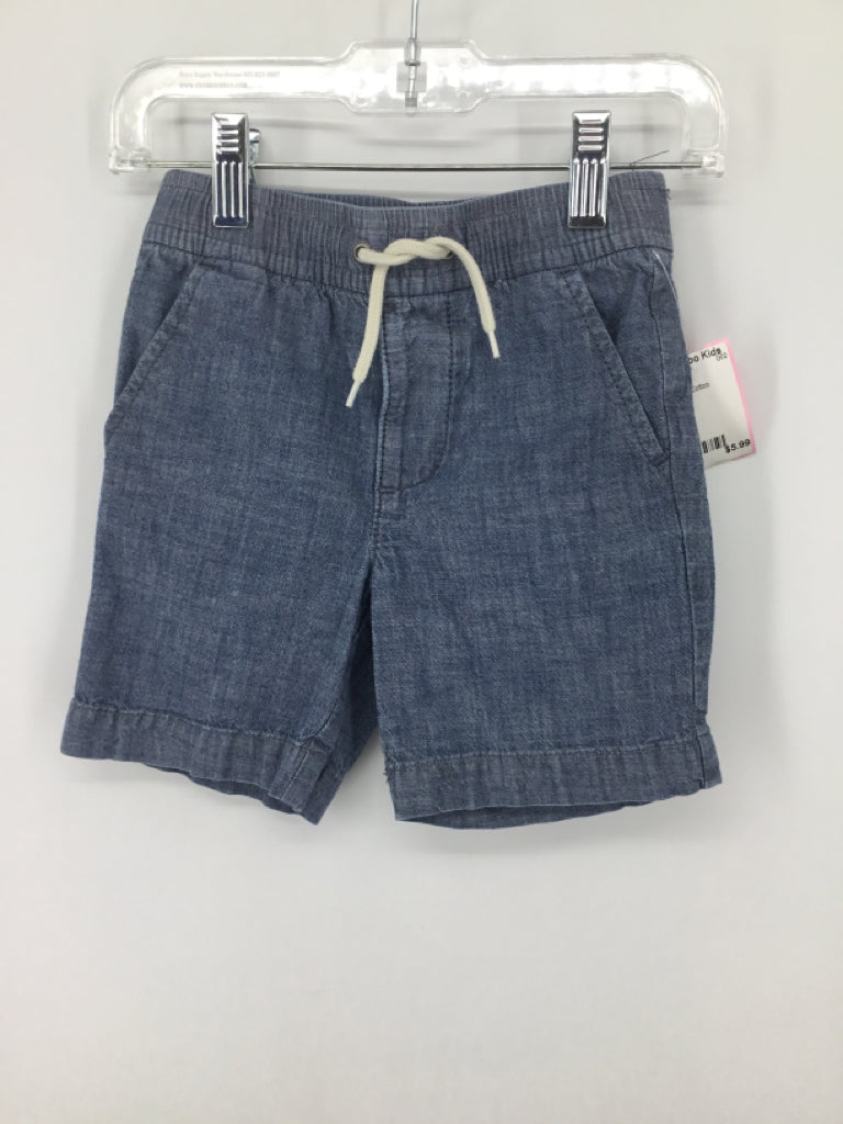 Baby Gap Child Size 4 Blue Solid Shorts - boys