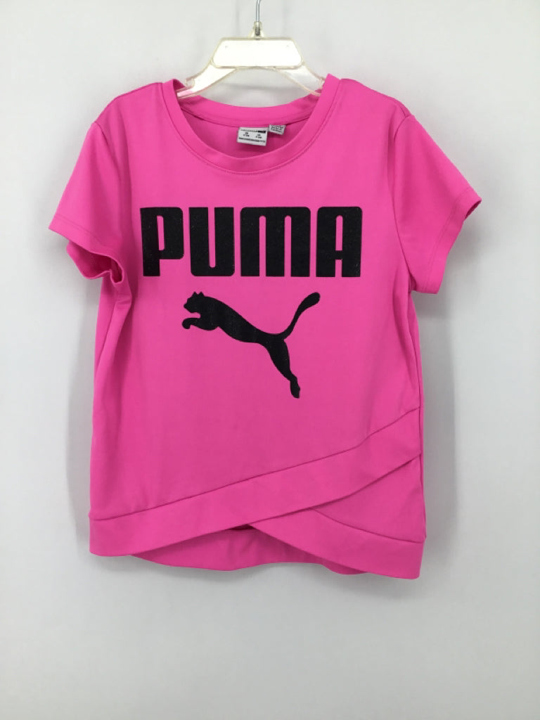 Puma Child Size 7 Pink T-shirt - girls