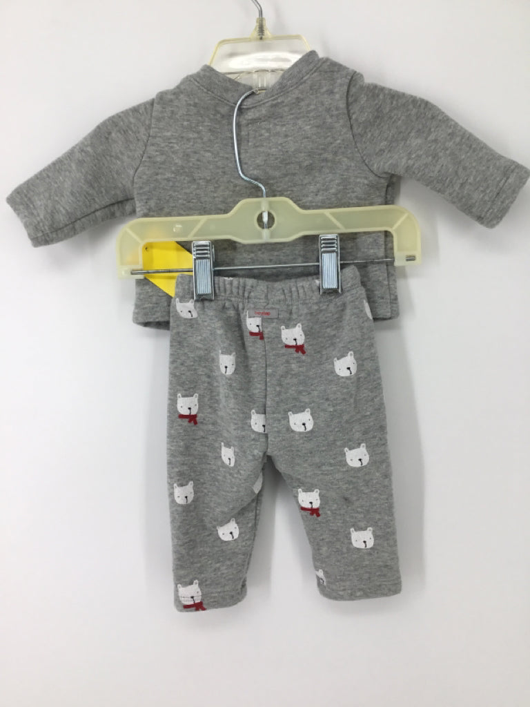 Baby Gap Child Size Preemie Gray Print Outfit - boys