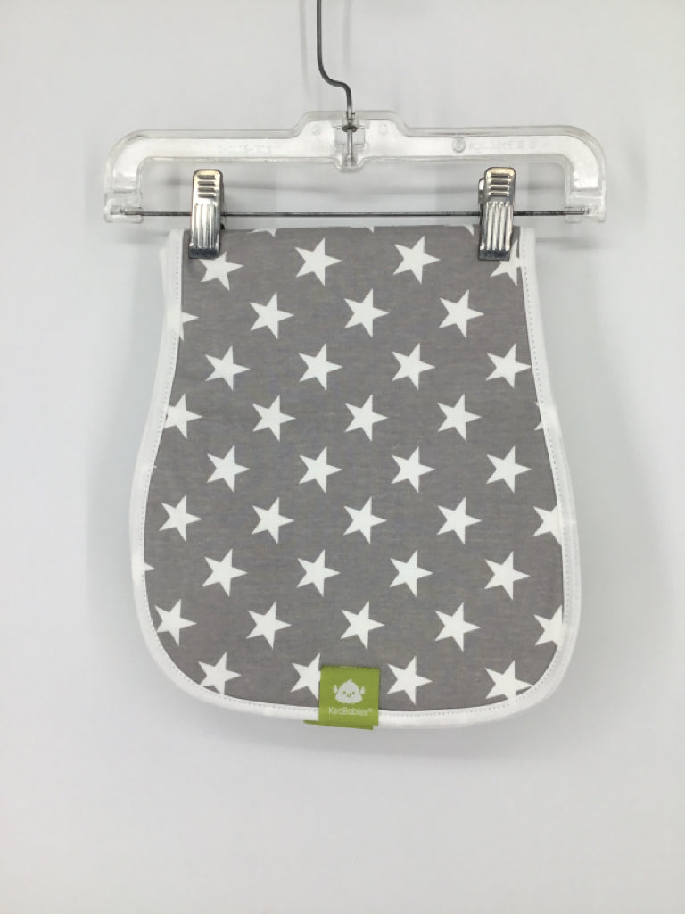 KeaBabies Gray Print Burp Cloth Set of 3