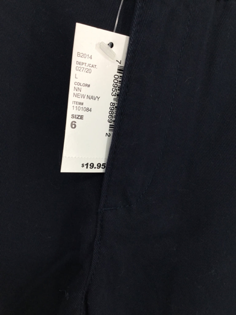 Childrens Place Child Size 6 Navy Solid Pants - boys