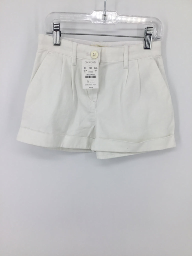 Crewcuts Child Size 7 White Shorts - girls