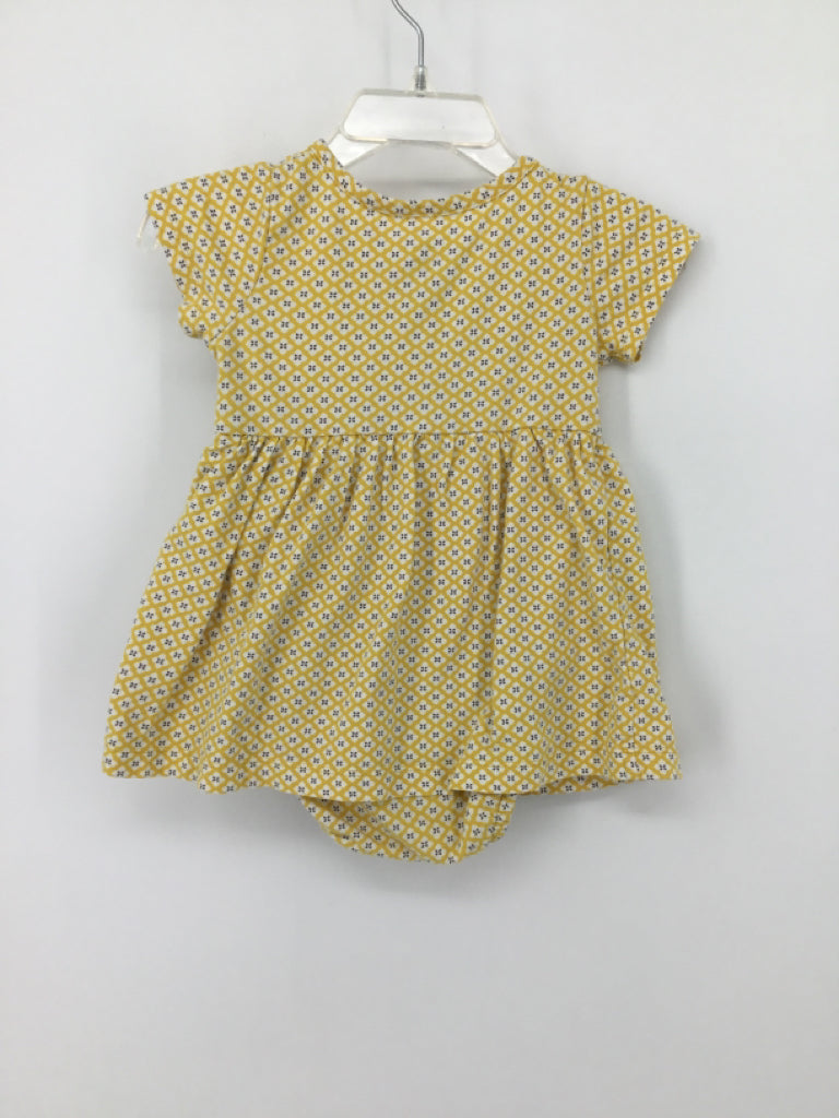Carter's Child Size 6 Months Yellow Outfit - girls