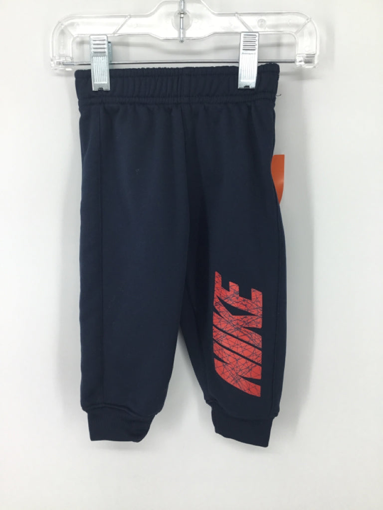 Nike Child Size 12 Months Navy screen printed Sweatpants - boys