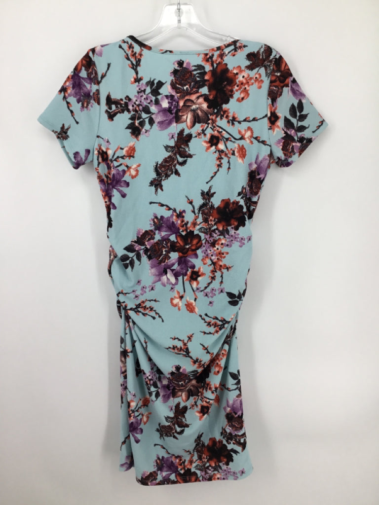 Pink Blush Size M Poly Blend Dress - Maternity