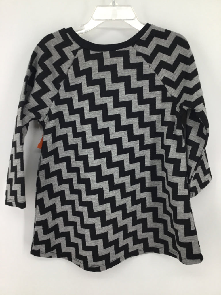Pippa & Julie Child Size 7 Black Shirt - girls
