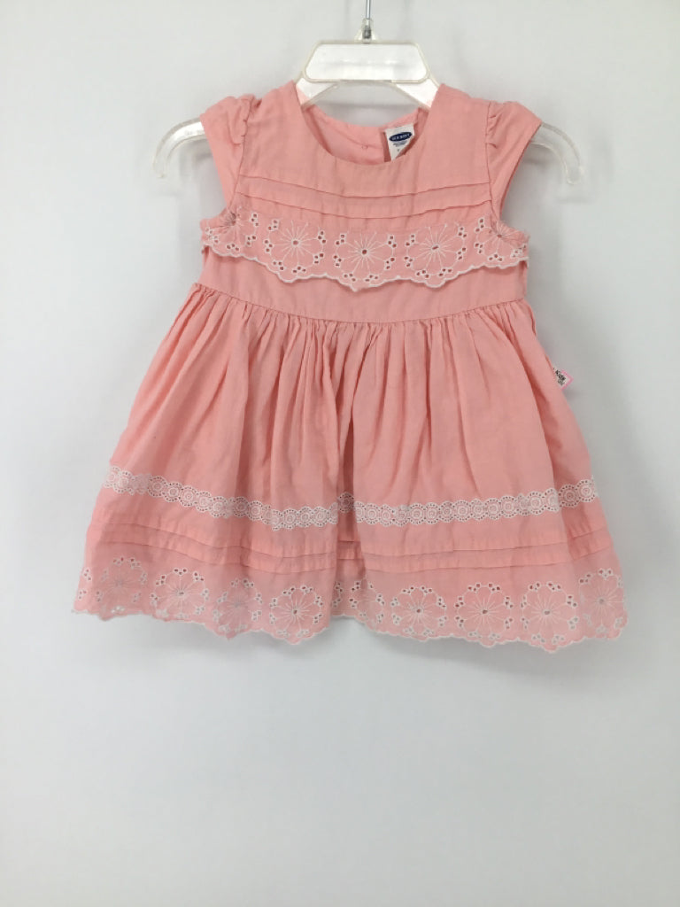 Old Navy Child Size 3-6 Months Pink Dress - girls