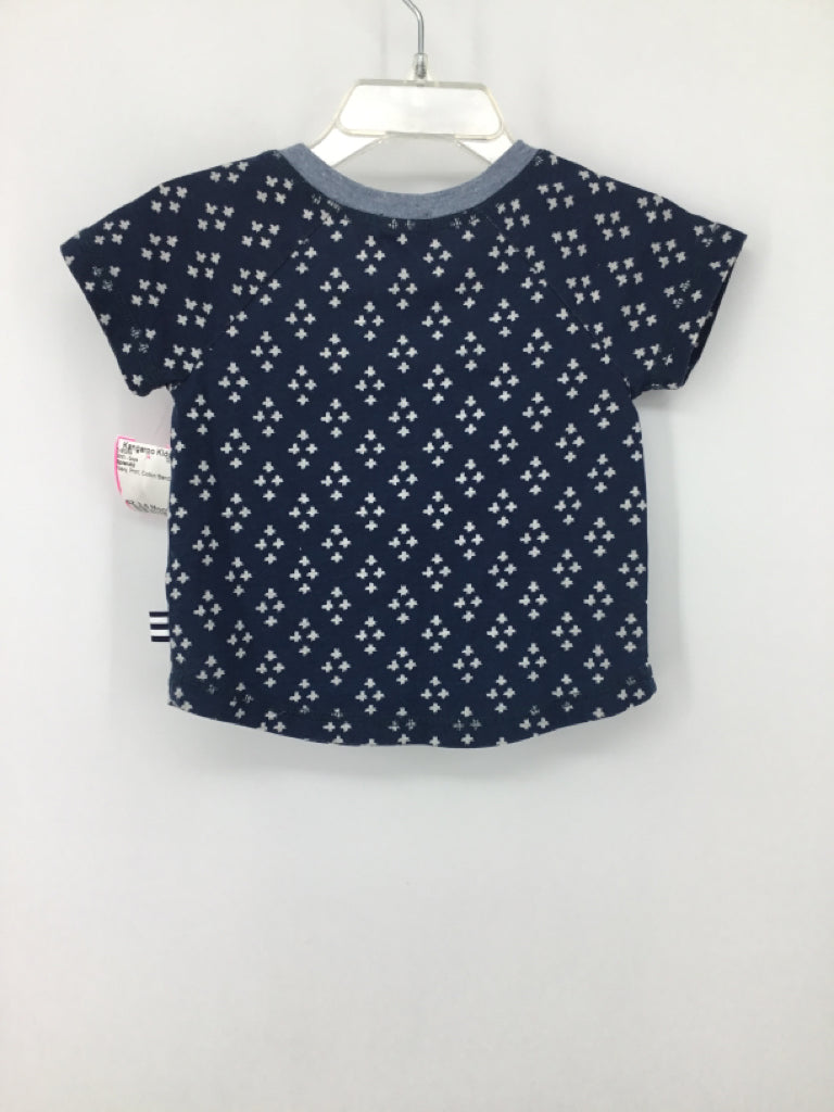 Splendid Child Size 3-6 Months Navy Print Shirt - boys