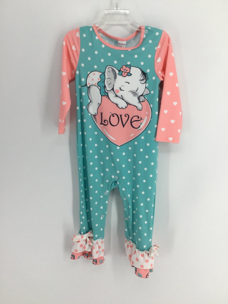Penelope Plum Child Size 2 Blue Outfit - girls