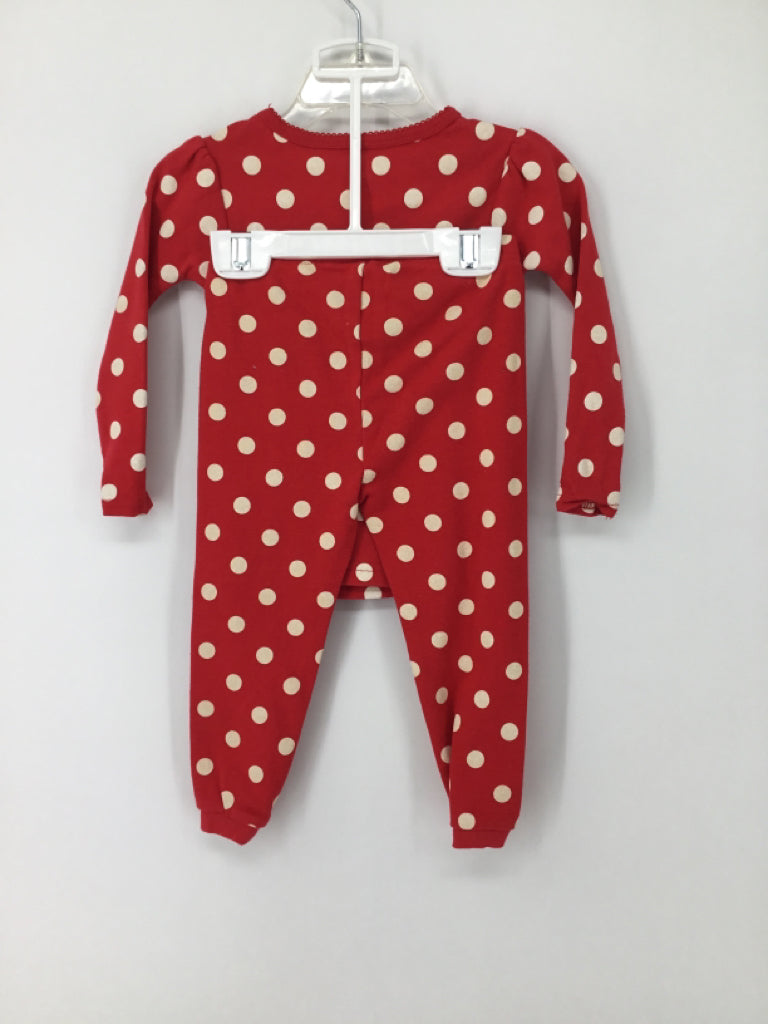 Just One You Made by Carters Child Size 18 Months Red Christmas Pajamas