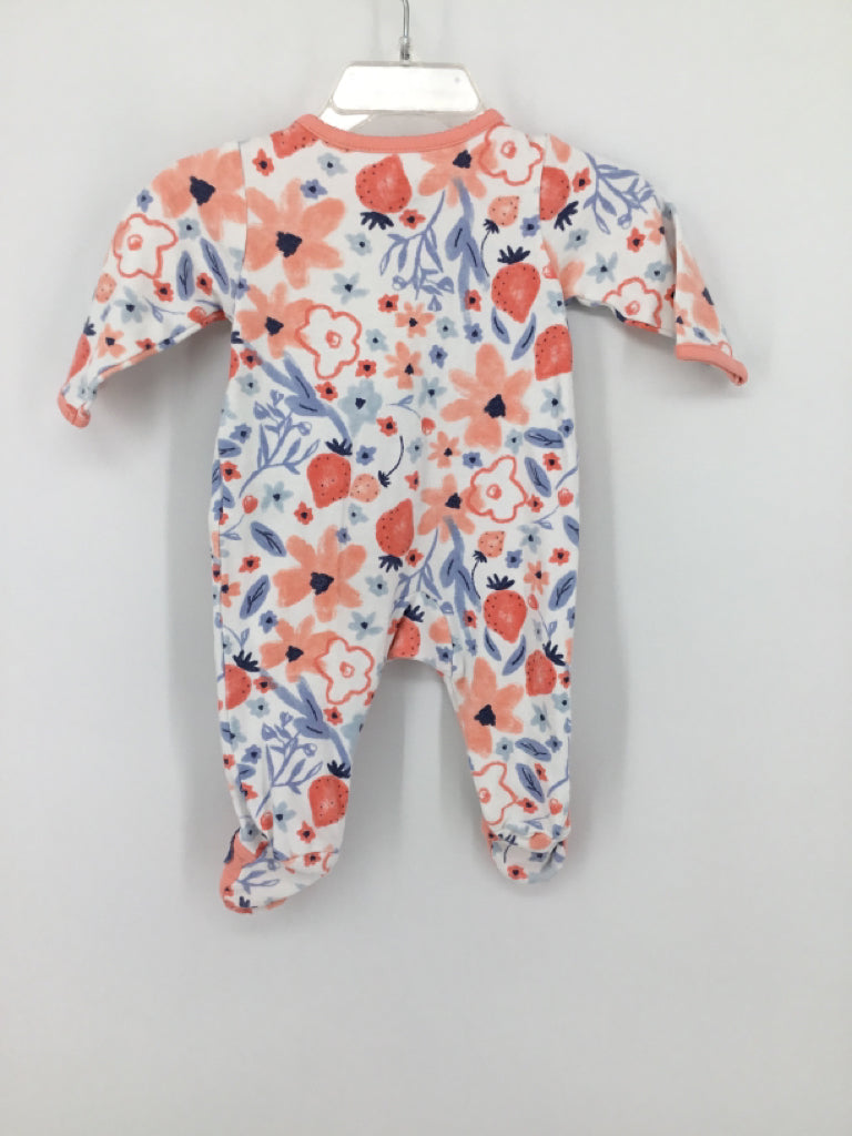 Child of Mine Child Size 0-3 Months Pink Sleepers