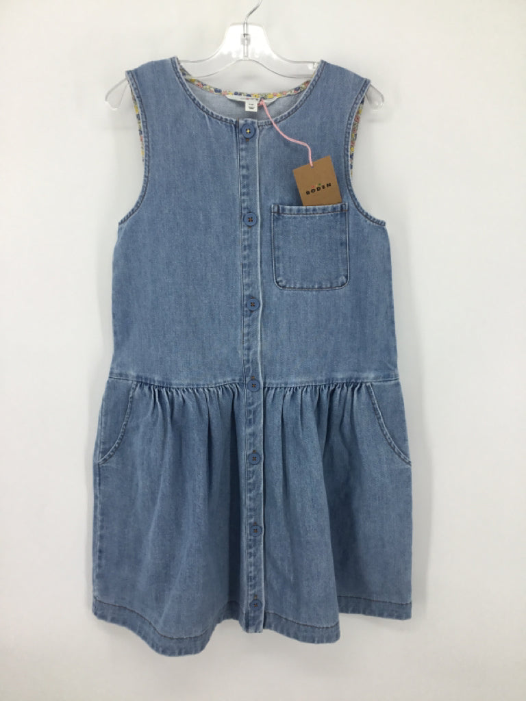 Mini Boden Child Size 11 Blue Dress - girls