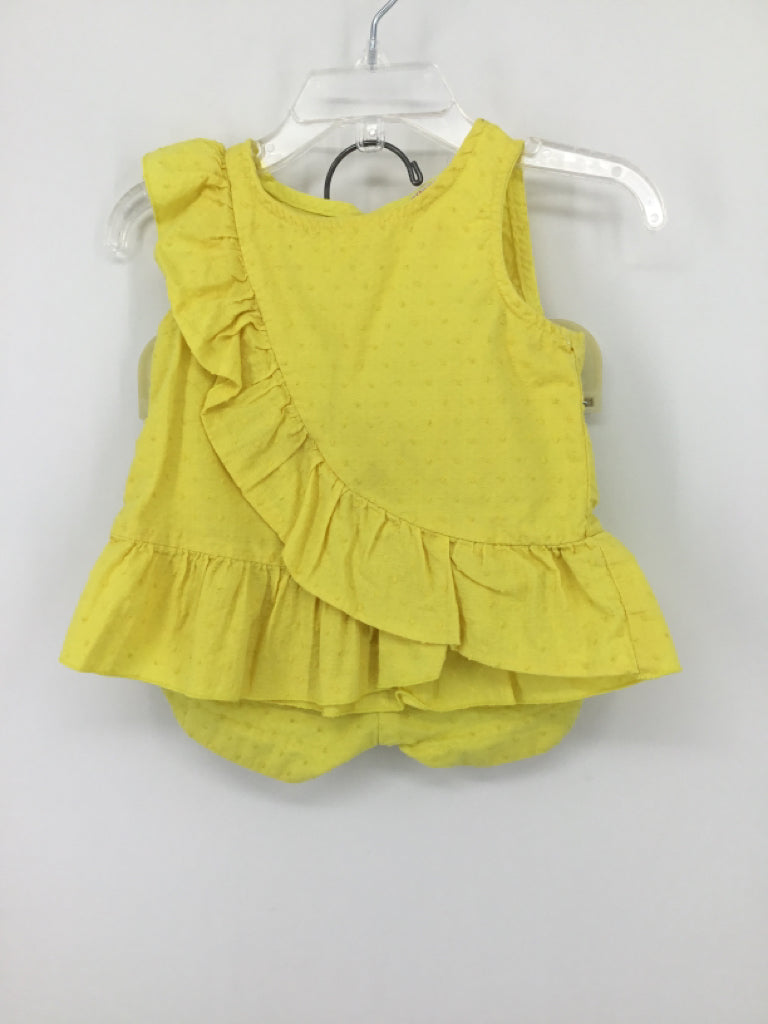 Cat & Jack Child Size 12 Months Yellow Outfit - girls