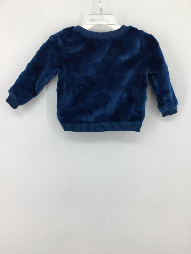 Cat & Jack Child Size 6-9 Months Teal Solid Sweatshirt - boys