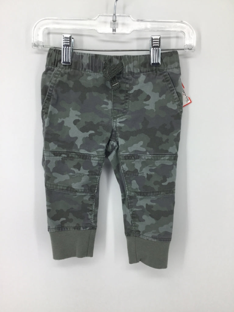 Cat & Jack Child Size 18 Months Green Camoflage Pants - boys