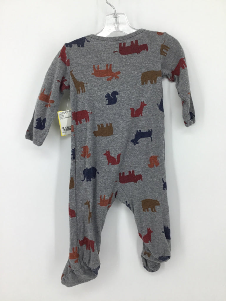 Carter's Child Size 6 Months Gray Sleepers