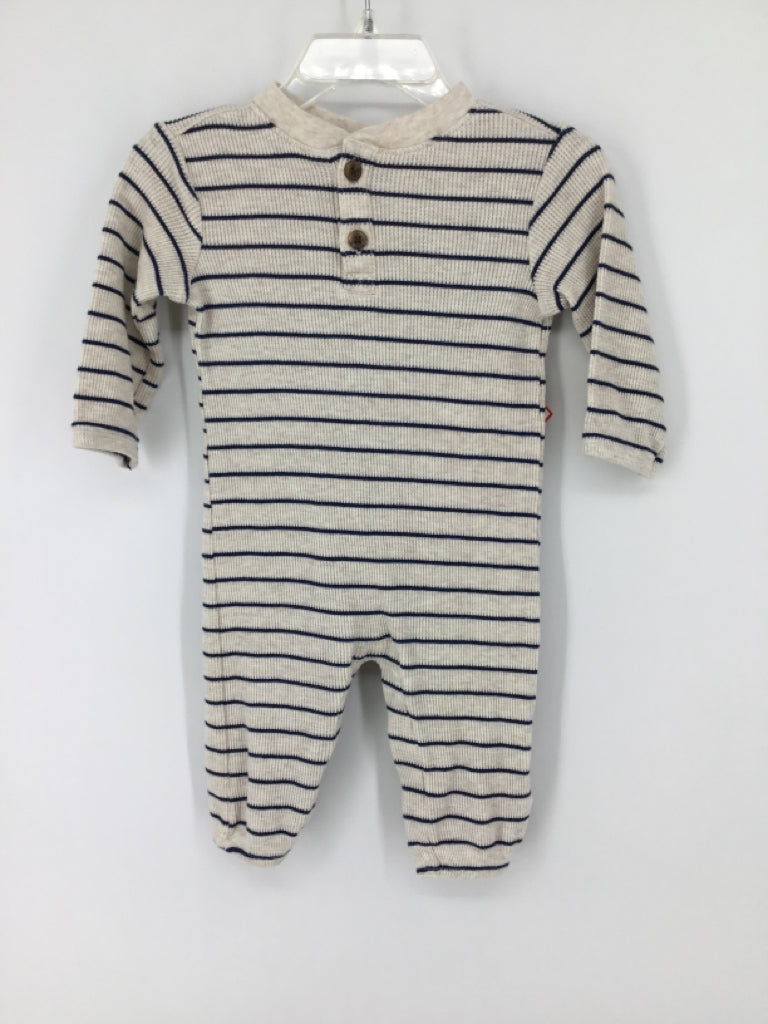 Old Navy Child Size 3-6 Months Navy Stripe Outfit - boys