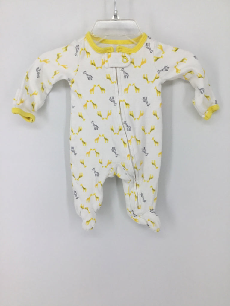 Simple Joys made by Carters Child Size Preemie Yellow Sleepers