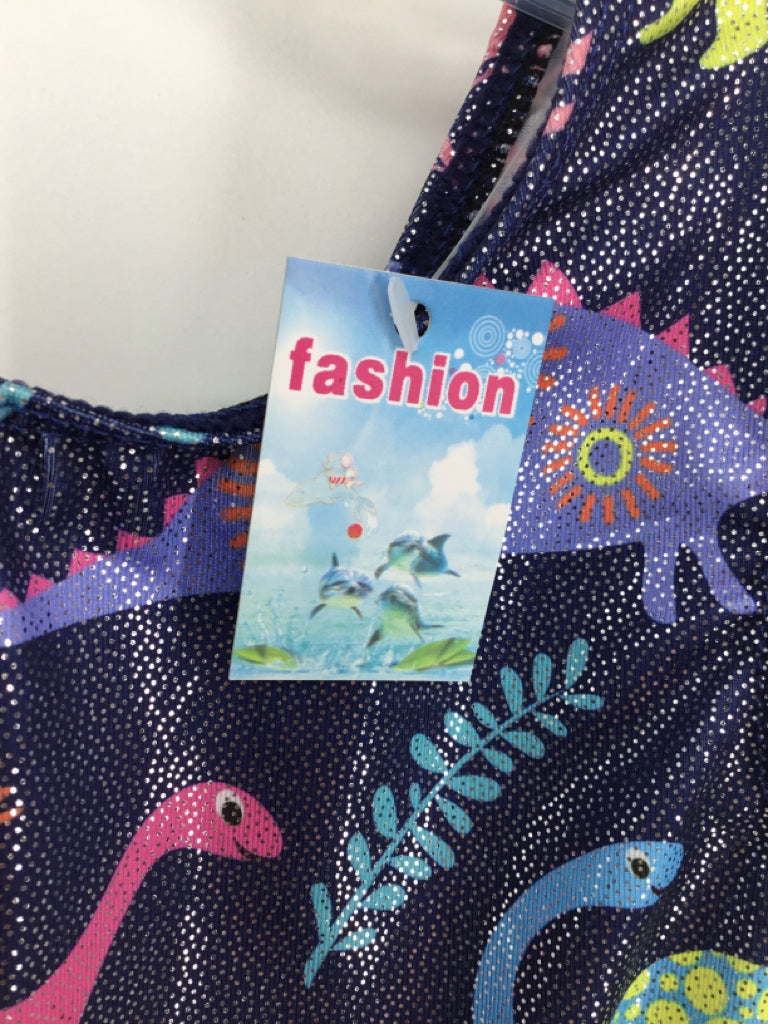 brandless Child Size 4 Blue Dance - girls