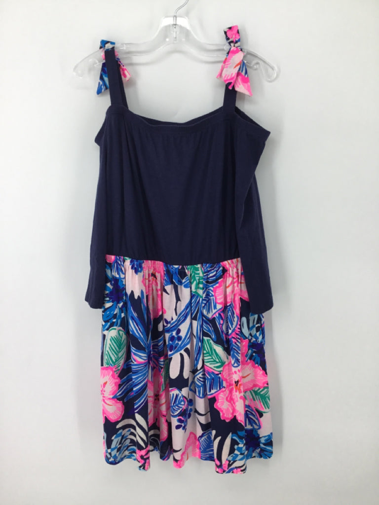 Lilly Pulitzer Child Size 12 Navy Dress - girls