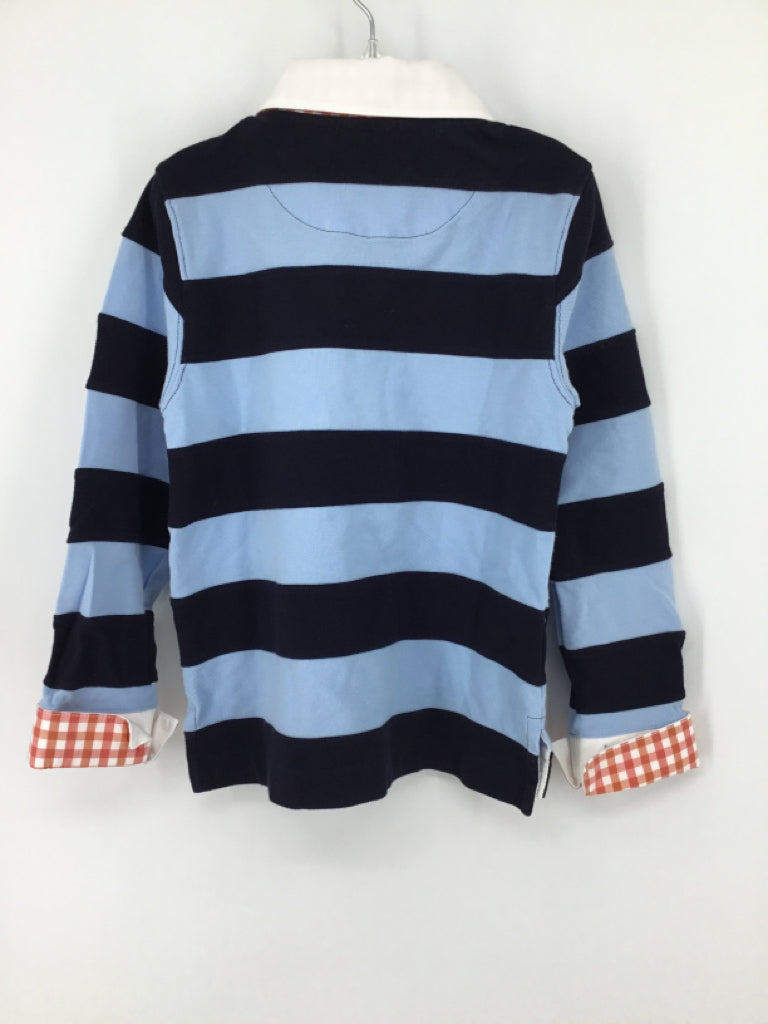 b Bella Bliss Child Size 7 Blue Stripe Shirt - boys