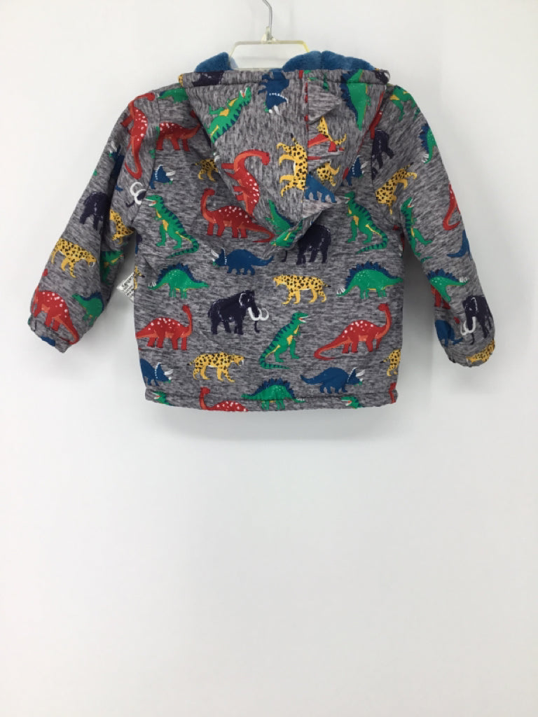 Mick Mack Child Size 12 Months Gray Dinosaur Outerwear - boys