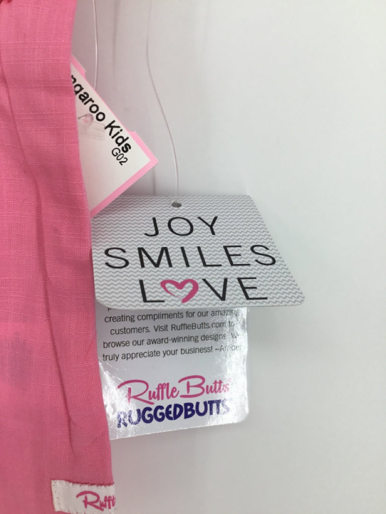 Ruffle Butts Child Size 2 Pink Shirt - girls