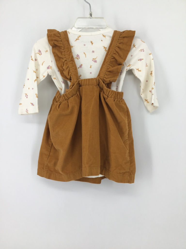 Just One You Made by Carters Child Size 6 Months Mustard Dress - girls