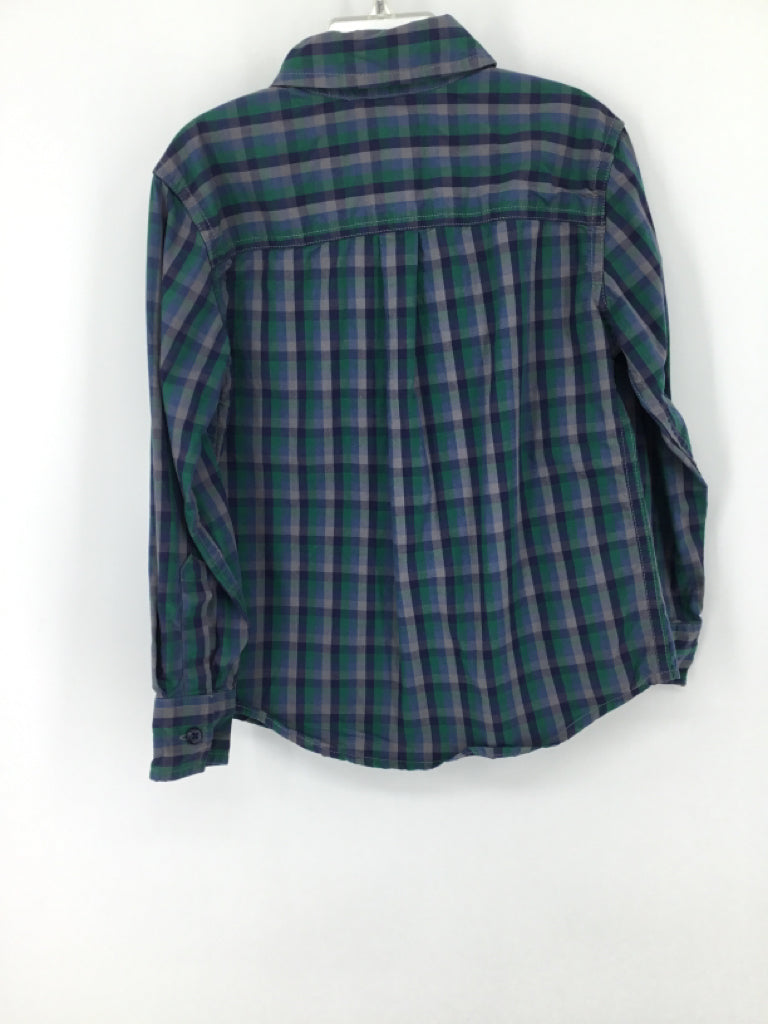 Tucker + Tate Child Size 4 Green Gingham Shirt - boys