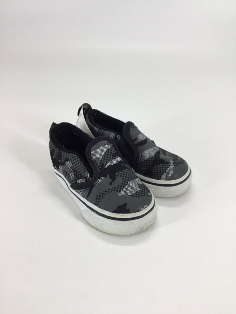 Vans Child Size 4 Toddler Black Sneakers